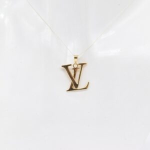 18K LV-Inspired Charm Pendant