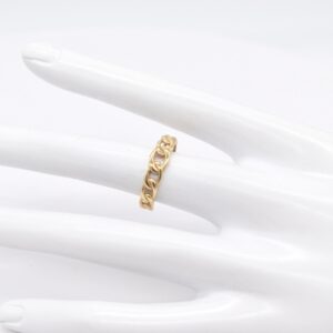 18K Cuban Ring