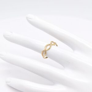 18K Half-Infinity Ring