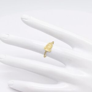 18K Face of Jesus Ring