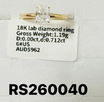 RS260040 (18K LAB DIAMOND RING SIZE 5)