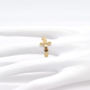 18K Cross Ring-Size 8