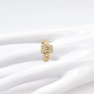 18K Diacut Monaco Ring-Size 8