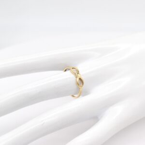 18K Infinity Ring-Size 8.5