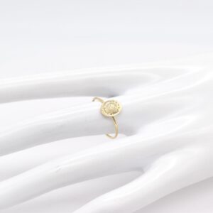 18K Mama Mary Ring- Size 8