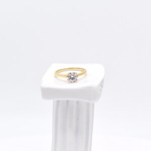 18K YG 1.5ct Lab Diamond Ring