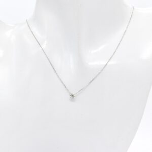 18K WG 0.30ct Natural Diamond Necklace