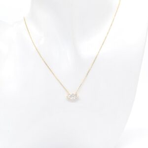 18K Marquis Lab Diamond Necklace