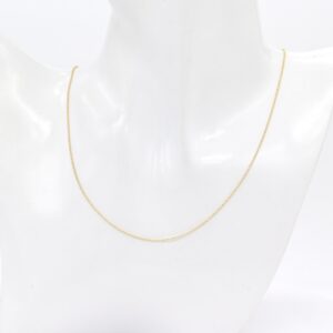 18K 1mm Bubble Chain