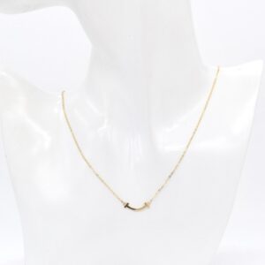 18K Smile Centered Necklace