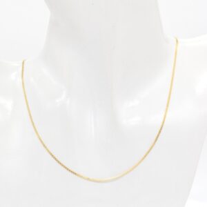 18K 1.25mm Bismark Chain Necklace