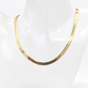 18K Herringbone Necklace