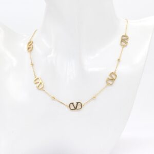 18K VL Station Necklace