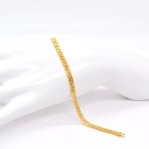 21K Curb Chain Bracelet