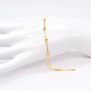 21K Baby Clover Bracelet