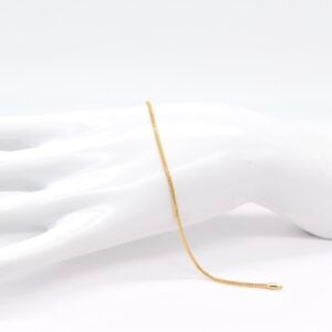 18K Slim Franco Bracelet