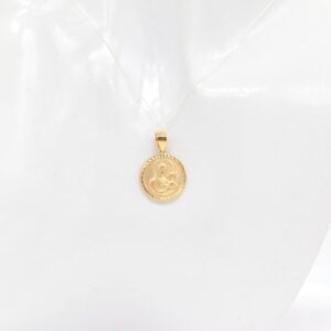 18K Sacred Heart-Virgin Mary Pendant