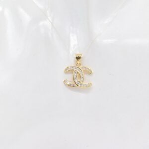 18K Double C Pendant