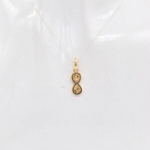 18K Infinity Pendant